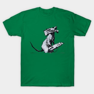 Banksy Rat with a knife T-Shirt